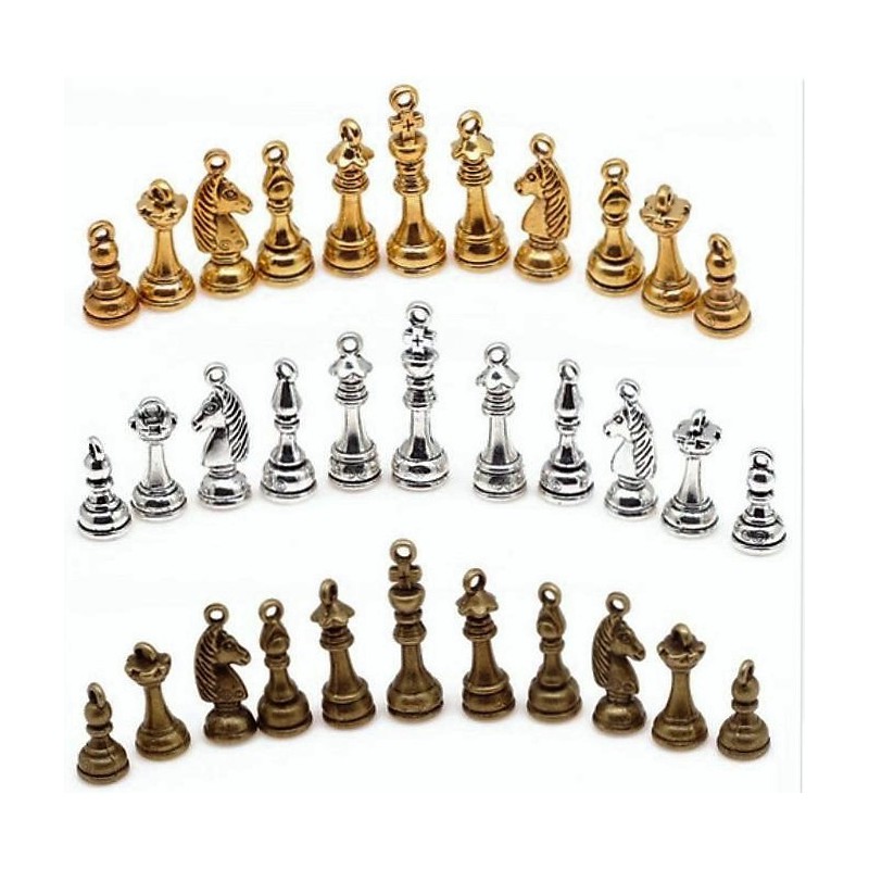 Collier d'échecs roi Necklace Chess King remorque 