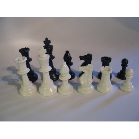 Pièces d'échecs N°4 plastique Standard
