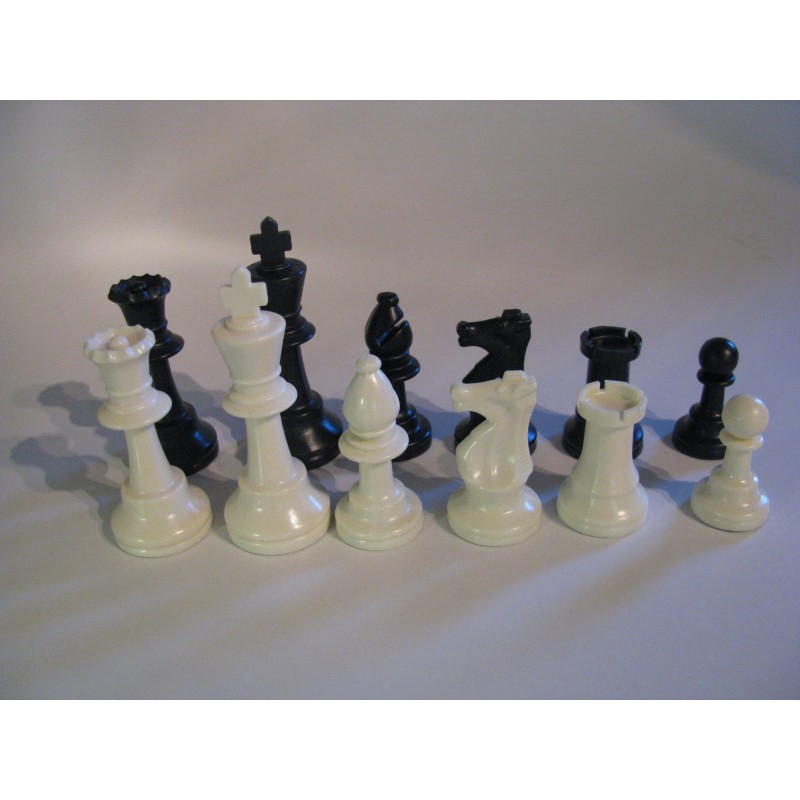 Pièces d'échecs N°3 plastique Standard