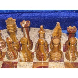 jeu d'échecs Rond couleur rouge et corail